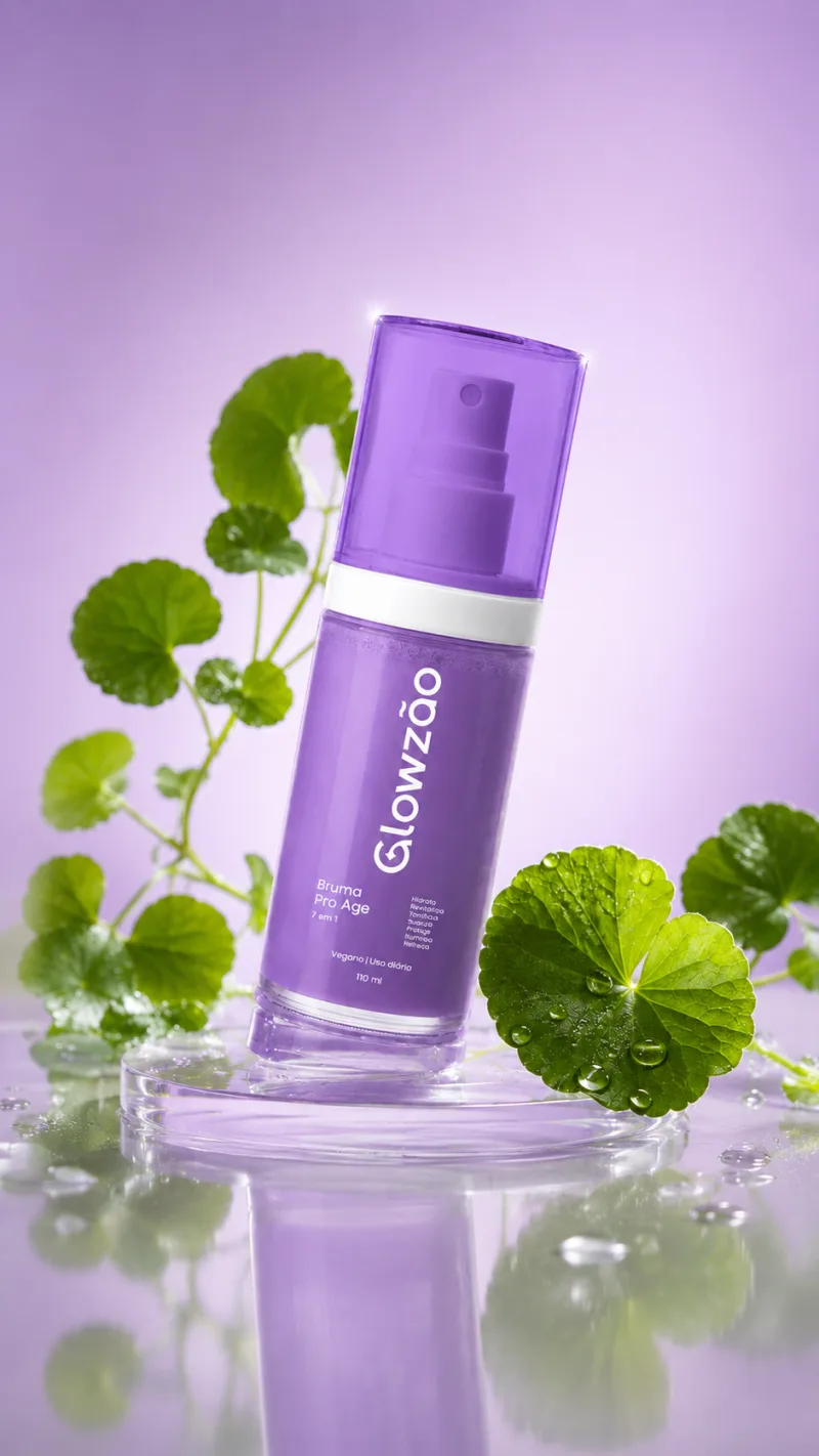 Bruma Glowzão com folhas de Centella Asiática